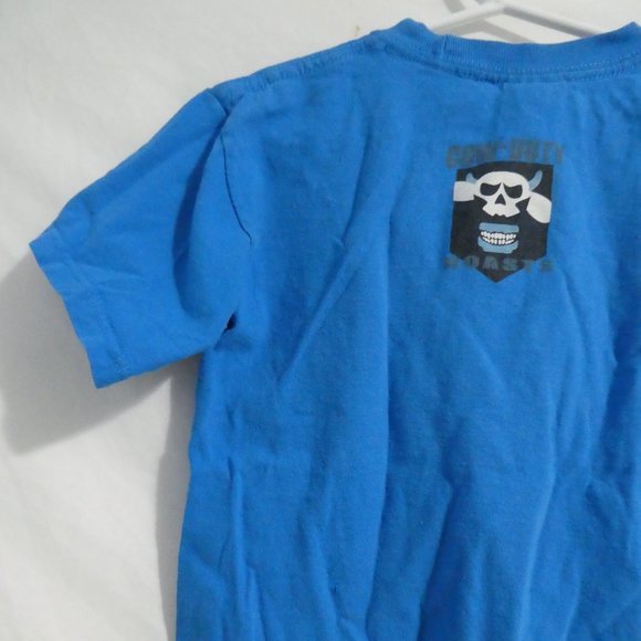 COWS xs light blue Cow Of Duty Roasts graphic T-Shirt. Made In Canada, GUC - Picture 7 of 11